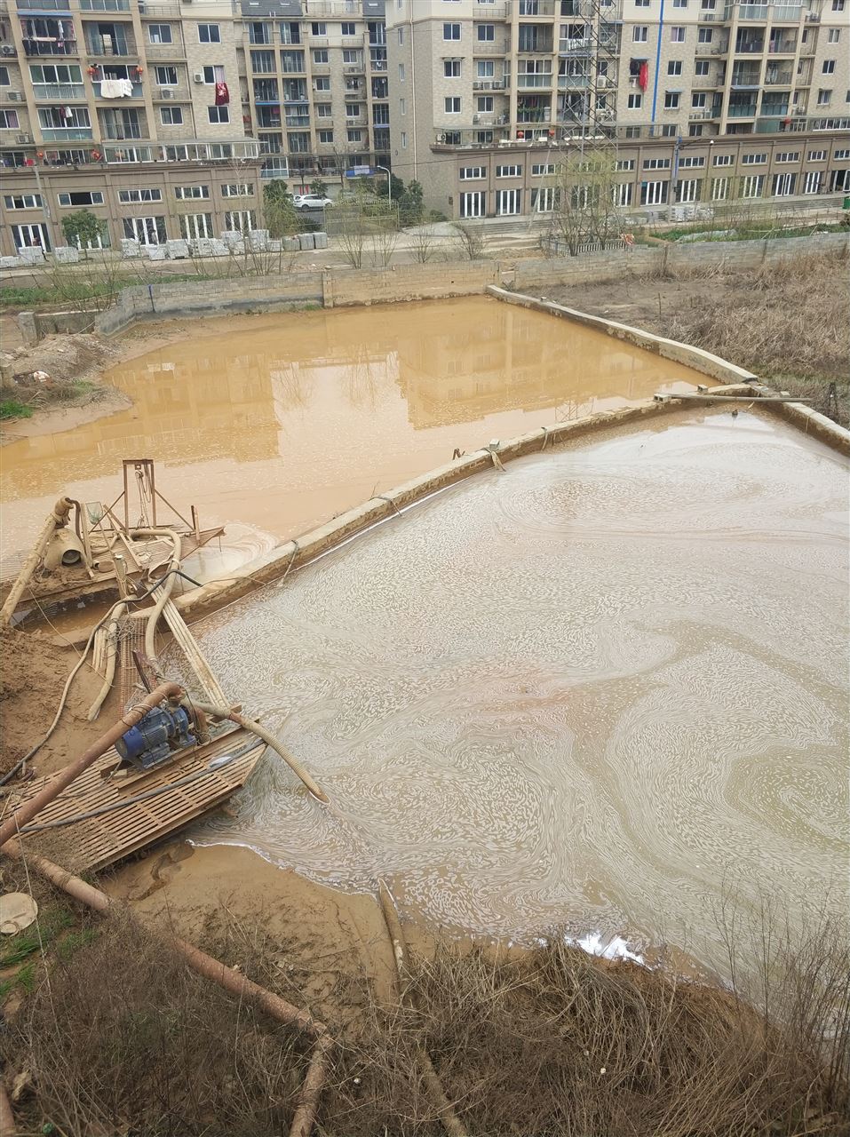 鄂伦春沉淀池淤泥清理-厂区废水池淤泥清淤